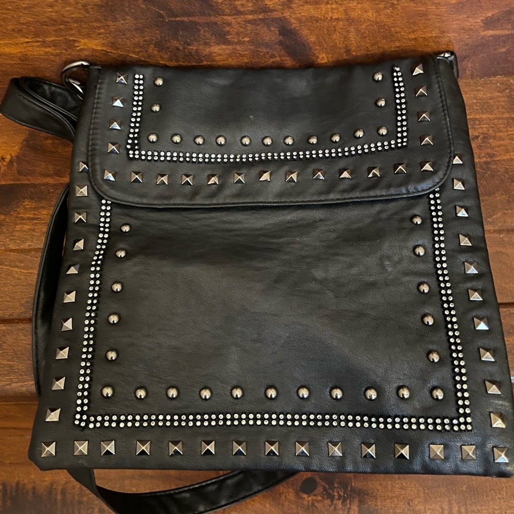 Studded crossbody purse